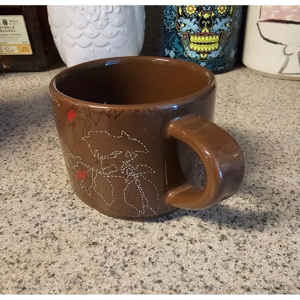 Starbucks‎ Autumn Fall Leaves Brown Coffee Cup